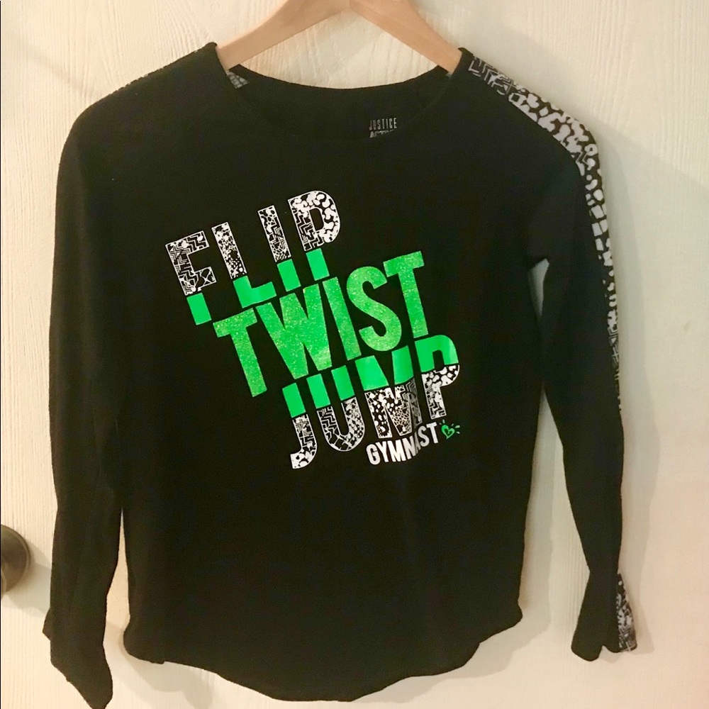 Justice gymnast shirt
